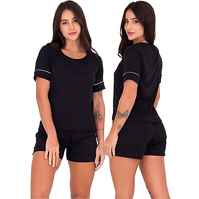Pijama Feminino Suede: Conforto e Estilo!