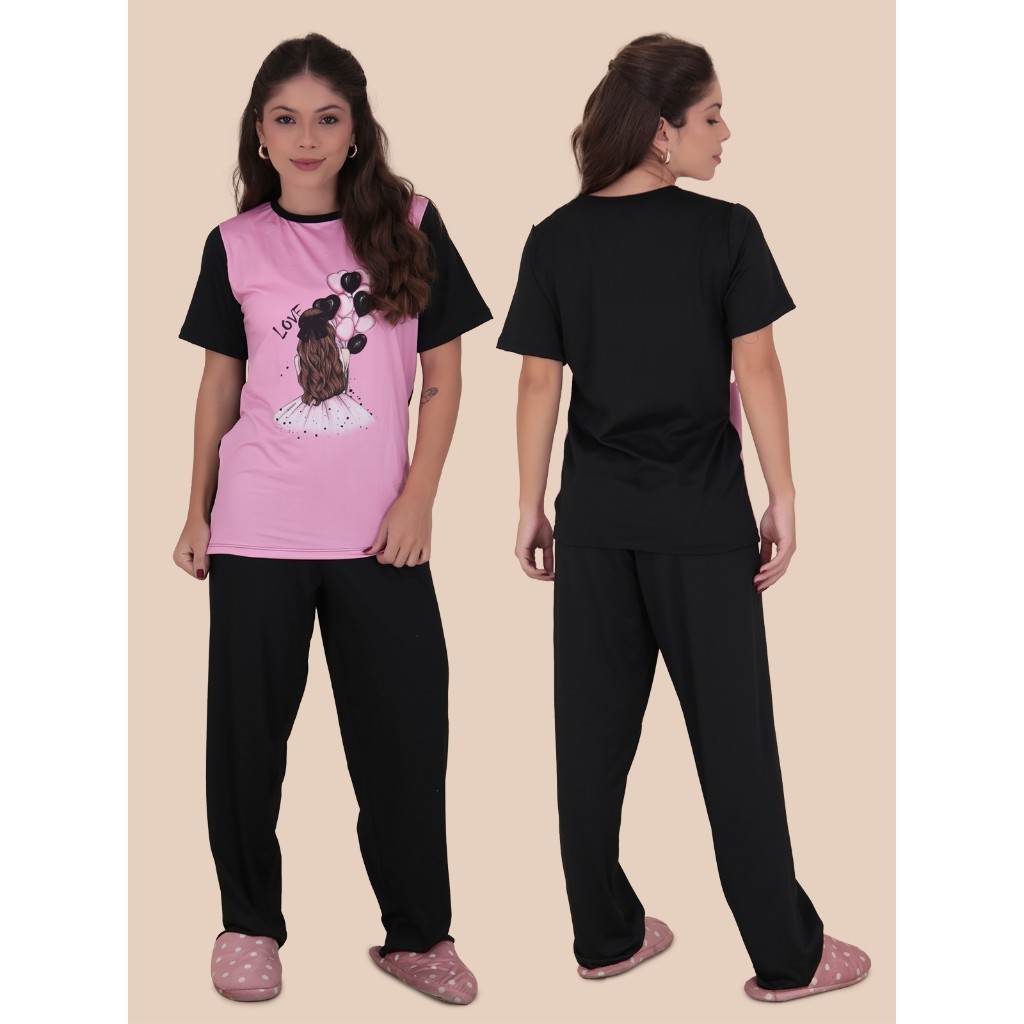 Pijama Feminino Virginia: Conforto e Estilo!