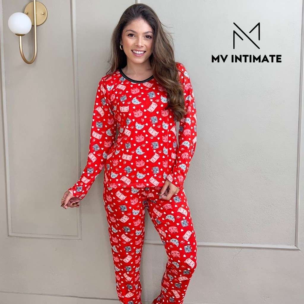 pijama-suede-feminino-conforto-quentinho