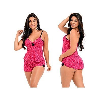 Pijamas Baby Doll Femininos: Kit 3 Qualidade