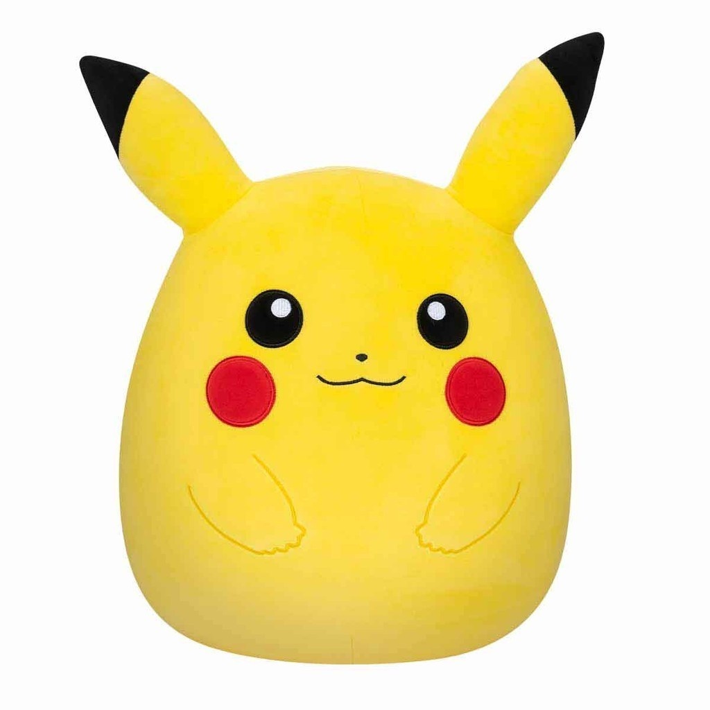 Pikachu Squishmallow: Pelúcia Gigante Pokémon 35cm