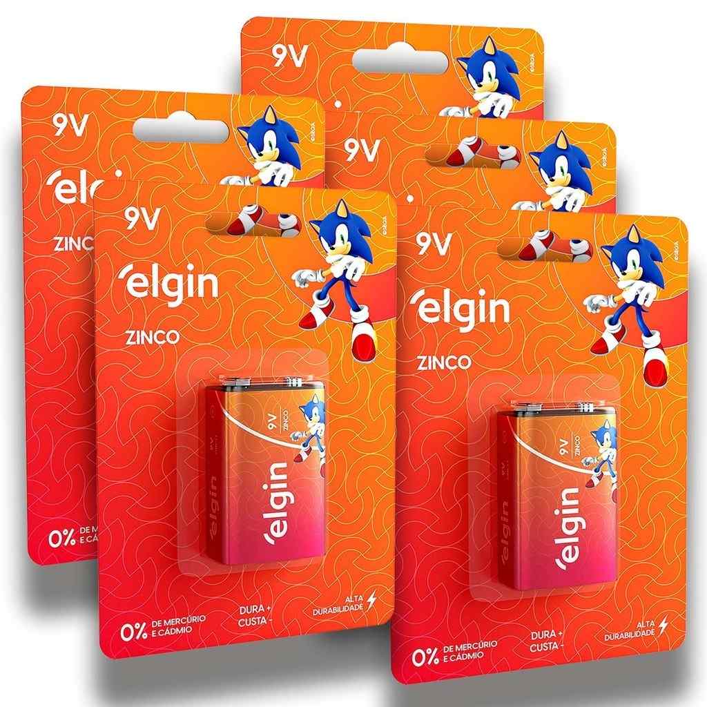 Pilha 9V Elgin: Energia Confiável para Seus Dispositivos