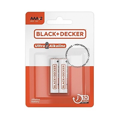 Pilhas AAA Black+Decker: Energia Duradoura!
