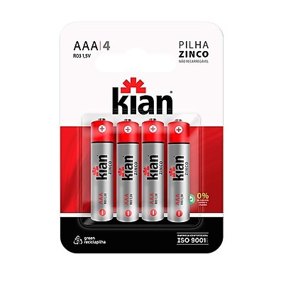 Pilhas AAA Kian: Energia Duradoura para Seus Dispositivos