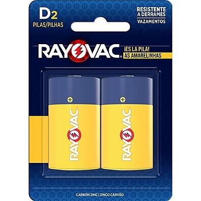 Pilhas Rayovac D: Energia Duradoura e Econômica