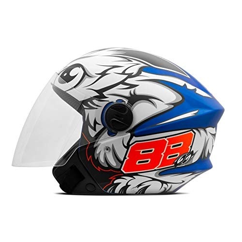 Capacete Aberto Pro Tork New Liberty 3 GP 88 Fosco Azul - Segurança e Estilo para Sua Pilotagem (Tam. 58)