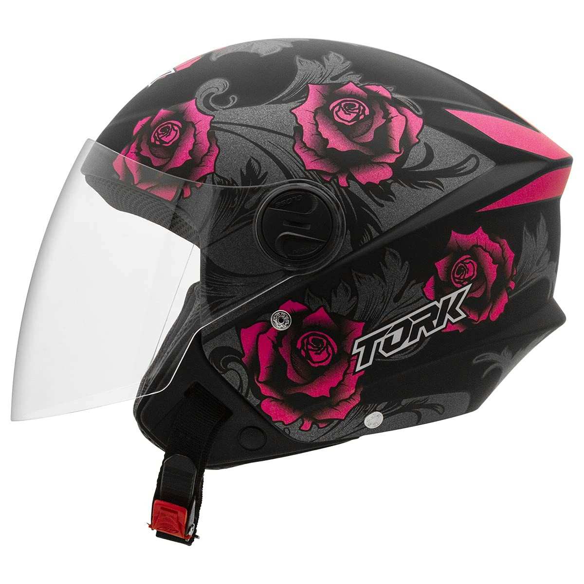 Capacete Feminino Pro Tork New Liberty Three Flowers: Liberdade e Estilo na Sua Pilotagem!