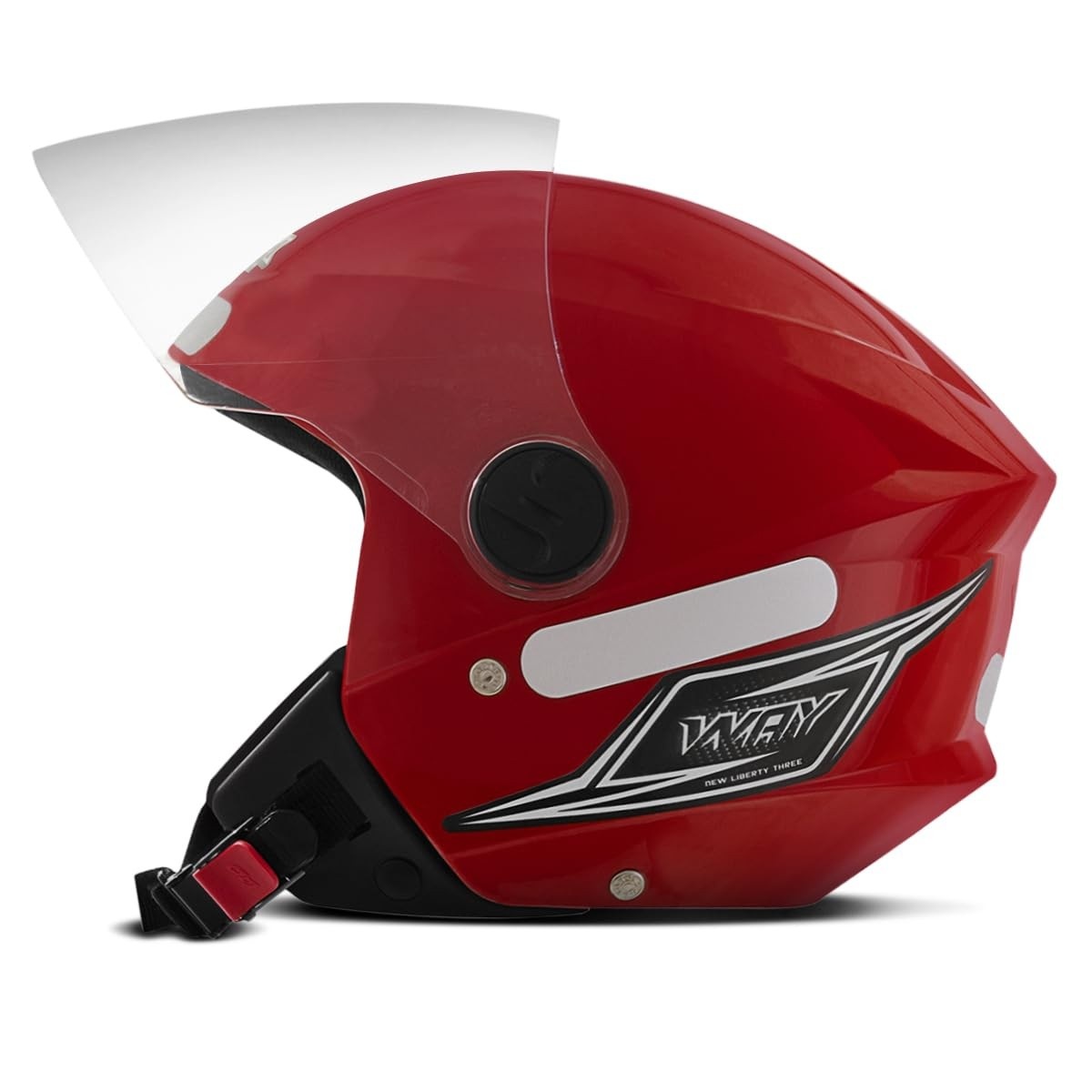 Capacete Mixs Way Aberto 56 Vermelho: Segurança e Estilo para Sua Pilotagem
