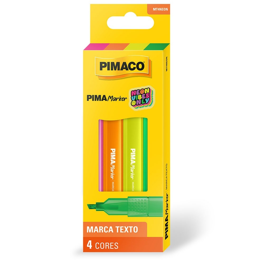 Pima Marker Neon: Destaque Seus Textos!