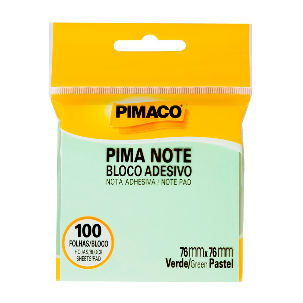 Pima Note: Bloco de Recados Adesivos Pastel
