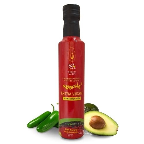 Azeite De Avocado com Pimenta Jalapeño - Serras Altas 250ml