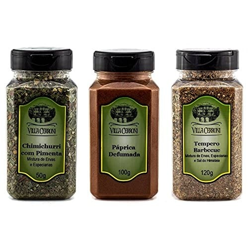 Chimichurri com Pimenta, Páprica Defumada, Tempero Barbecue