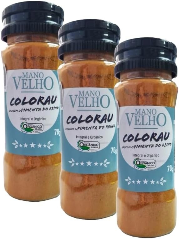 Kit 3X: Colorau com Pimenta do Reino Mano Velho 70g