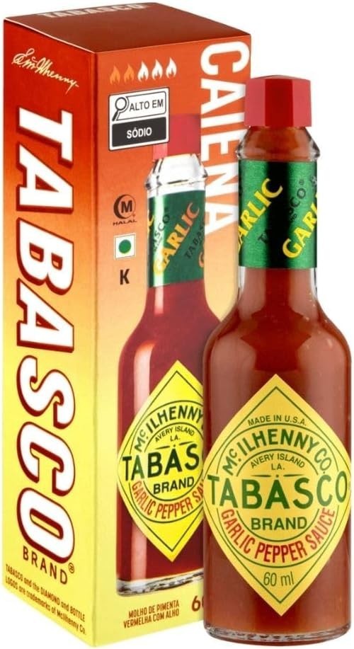 Globalbev Molho De Pimenta Com Alho Tabasco 60Ml