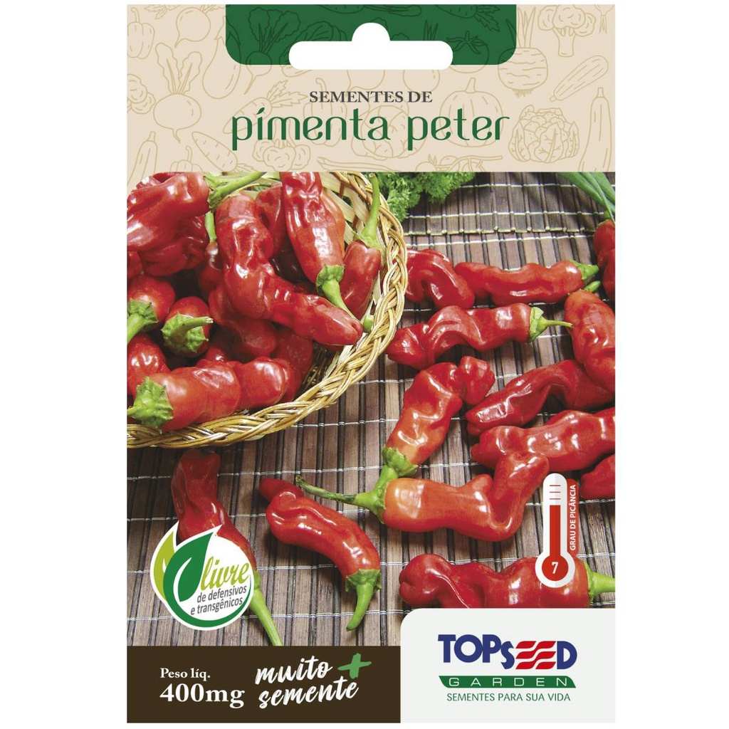 Pimenta Peter Pepper: Sementes TOPSEED para Cultivo!