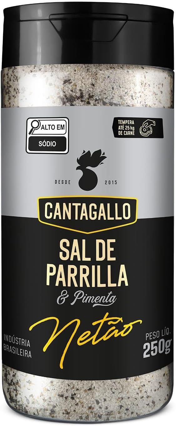 Sal de Parrilla & Pimenta Netão 250g