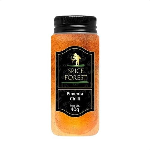 Pimenta Chilli Mexicana - Tempero Picante em Frasco de Vidro Spice Forest