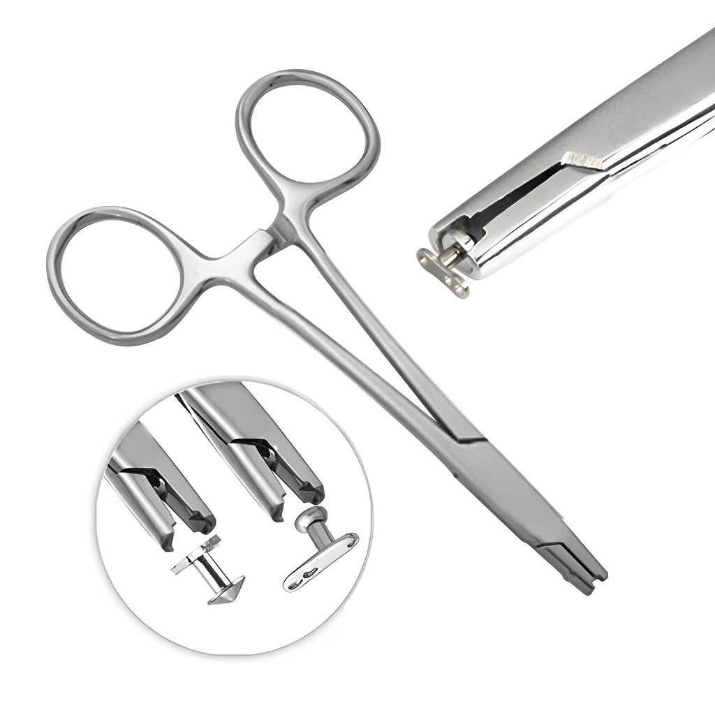 Pinça Microdermal: Precisão em Aço Inox