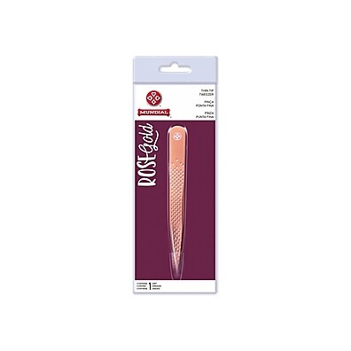 Pinça Sobrancelha Rose Gold Mundial: Precisão e Design