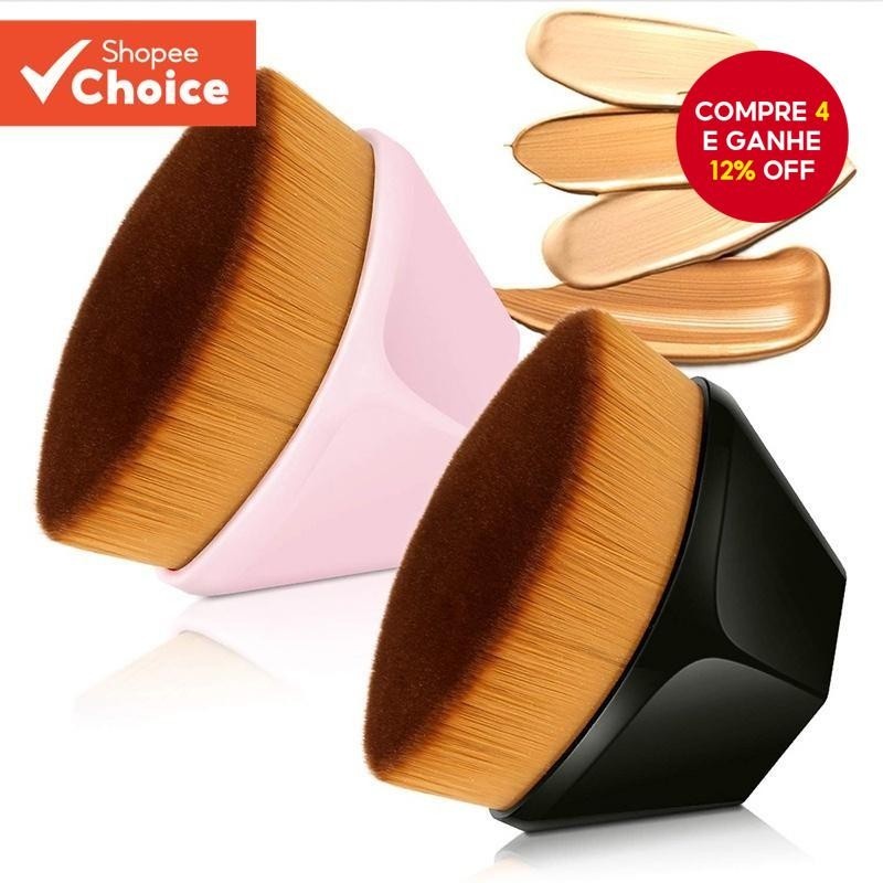 Pincel de Base Hexagonal KIM HOME – Aplique Sombra Sem Rastros