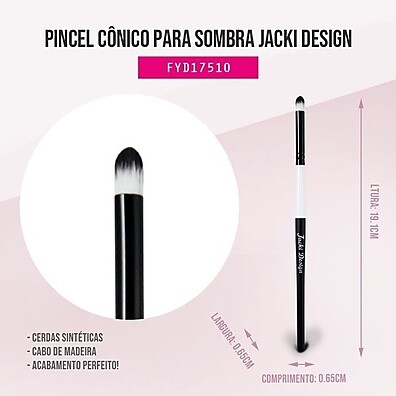 Pincel Língua de Gato Jacki Design: Corretivo Perfeito