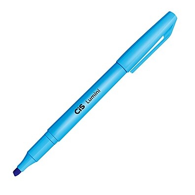 Pincel Marca-Texto Lumini Azul Cis – Precisão e Conforto na Escrita!