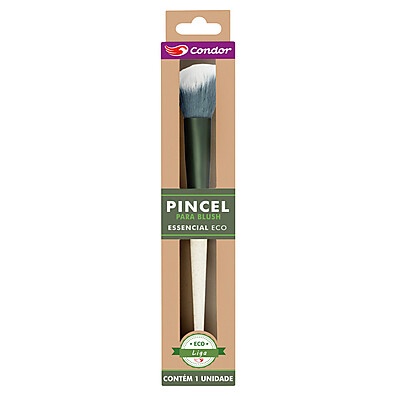Pincel Para Blush Condor Essencial Eco: Aplicação Natural e Sustentável