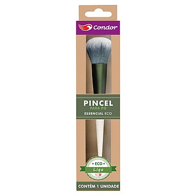 Pincel Para Pó Condor Essencial Eco – Sustentável e Perfeito para Make