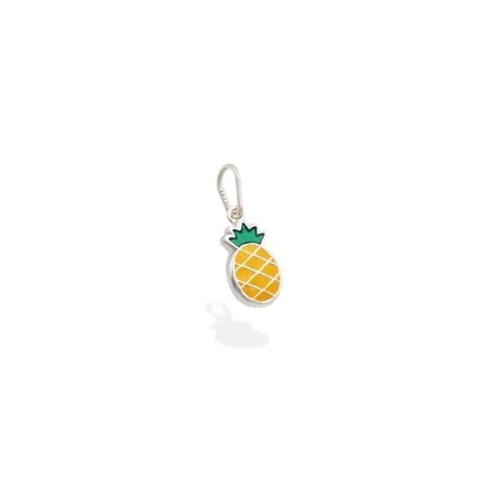 Pingente Abacaxi Prata 925: Estilo Tropical!