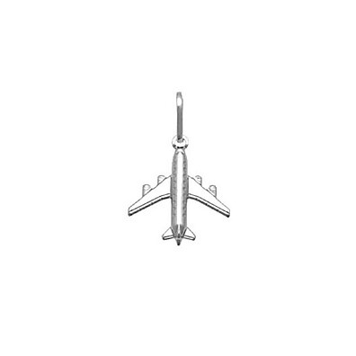 Pingente Avião Prata 925: Símbolo de Liberdade