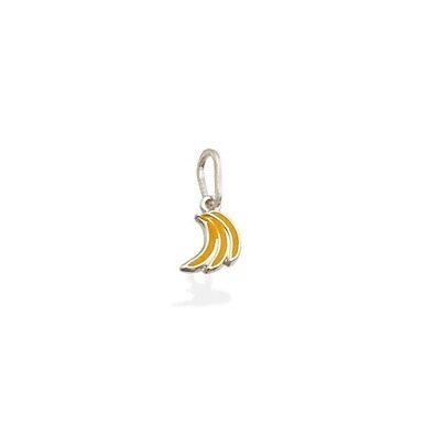 Pingente Bananinha Prata 925: Fofo e Divertido!
