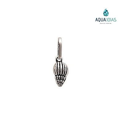 Pingente em Prata 925 Bali Caracol Marinho Mini - Autêntico e Elegante