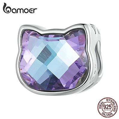 Pingente Gato Prata 925 Bamoer: Fofura e Elegância