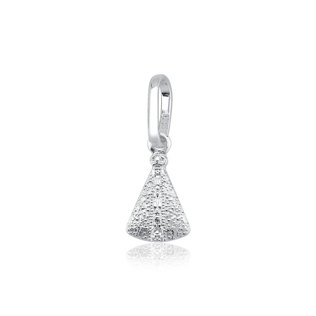 Pingente Nossa Senhora Aparecida: Prata 925 Mini