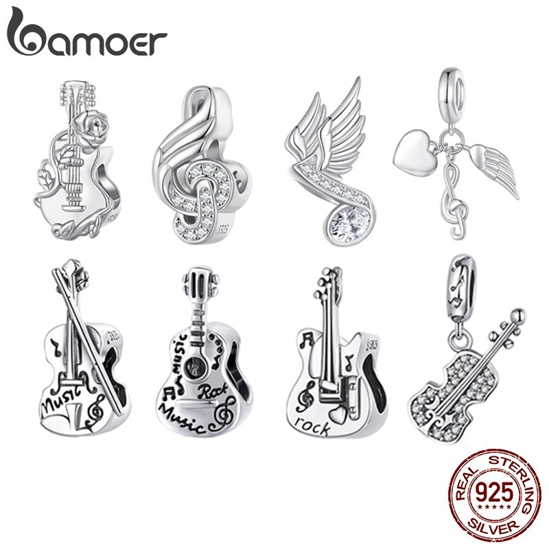 Pingente Nota Musical Prata 925 Bamoer: Elegância e Melodia
