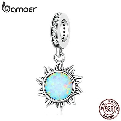 Pingente Sol em Prata 925 Bamoer: Elegância e Charme