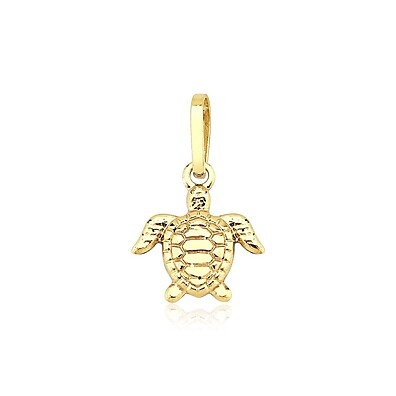 Pingente Tartaruga Marinha Ouro 18k: Mini Encanto!