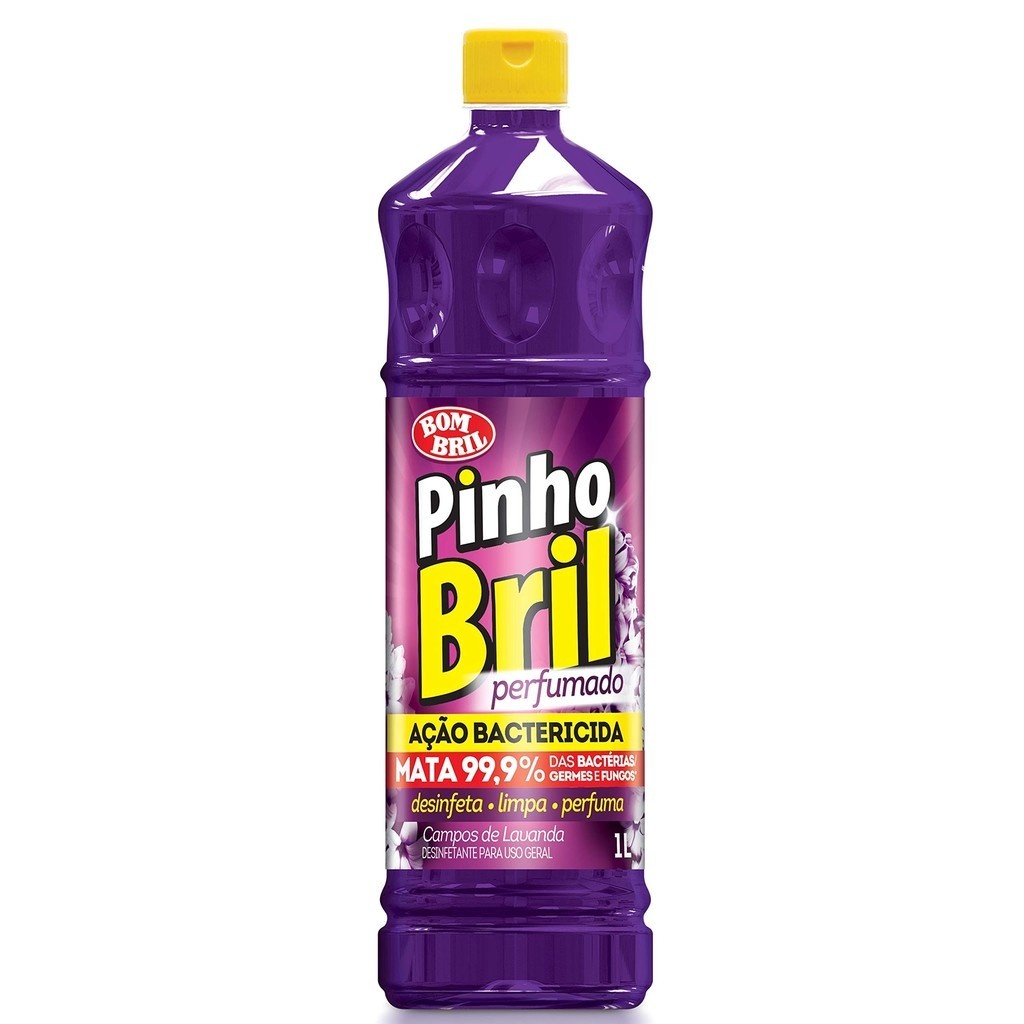 Pinho Bril Lavanda 1L: Desinfete e Perfume!