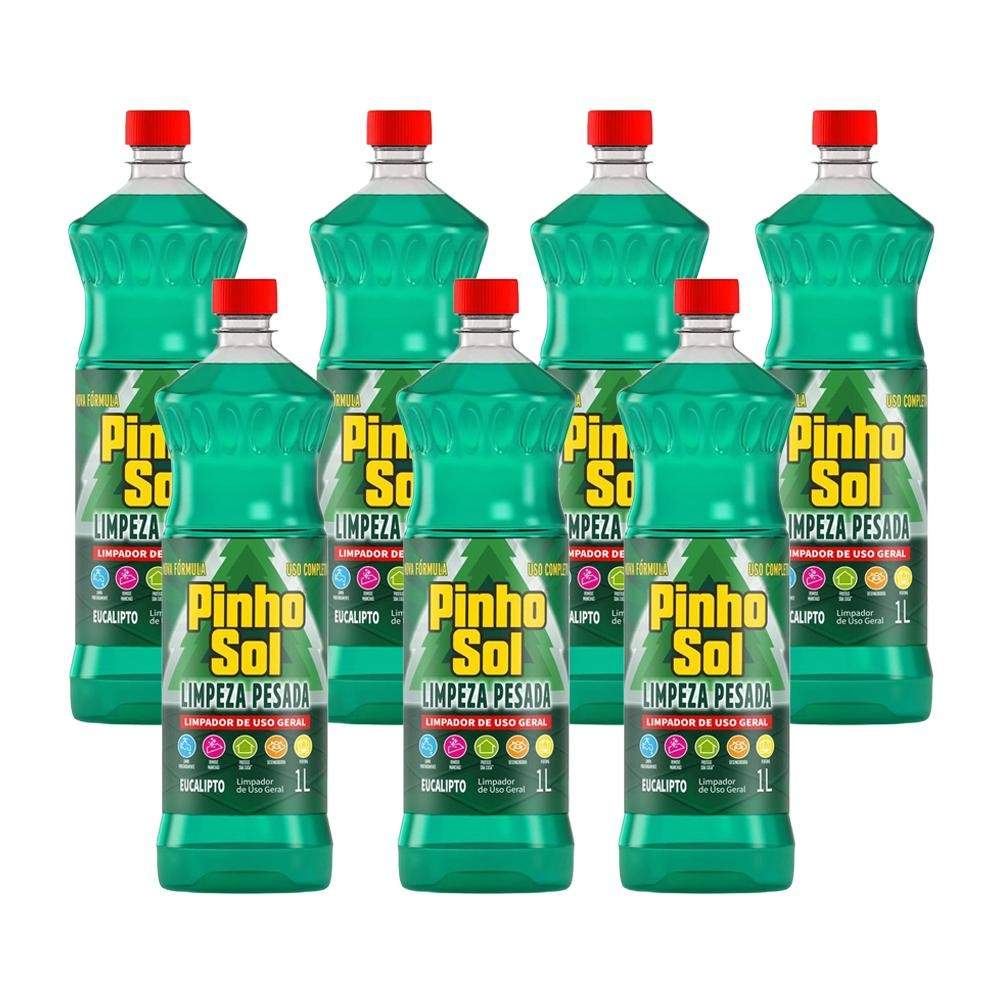 Pinho Sol Limpeza Pesada: Kit 5L Eucalipto