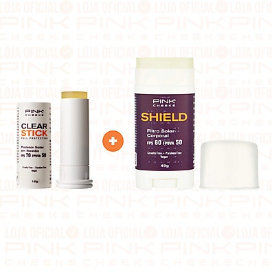 Pink Cheeks: Proteção Solar Total em Bastão