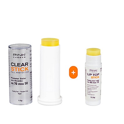 Pink Cheeks: Proteção Solar Total para Lábios e Pele