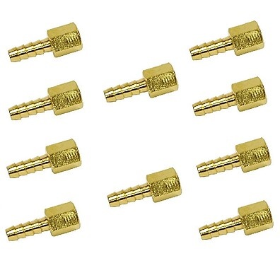 Pino Espigão Fixo Fêmea 1/4 x 5/16 – Conexão Segura em Latão