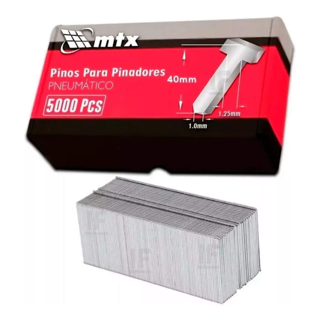 Pinos para Pinador 40mm: 5000 Unidades MTX
