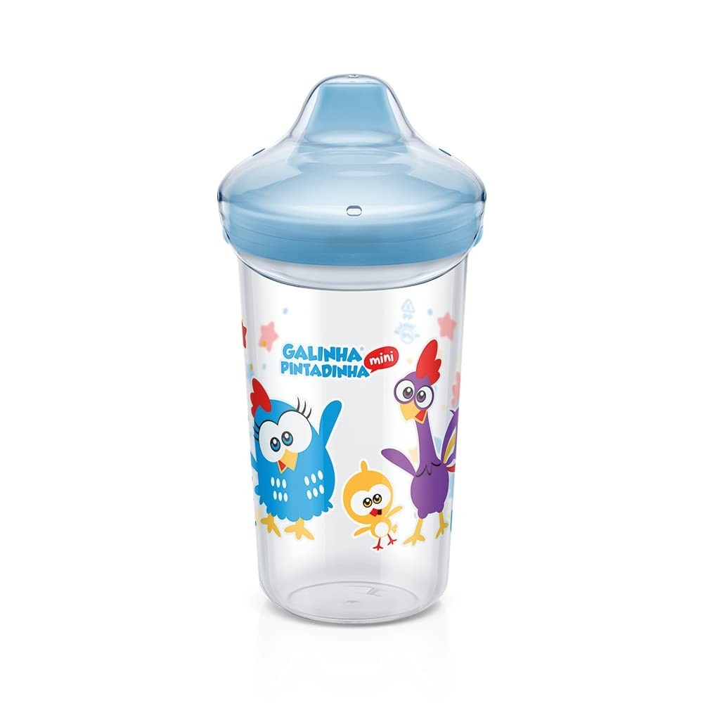 Copo Max Galinha Pintadinha 320ml Lillo - Bebedouro Seguro e Divertido para Crianças