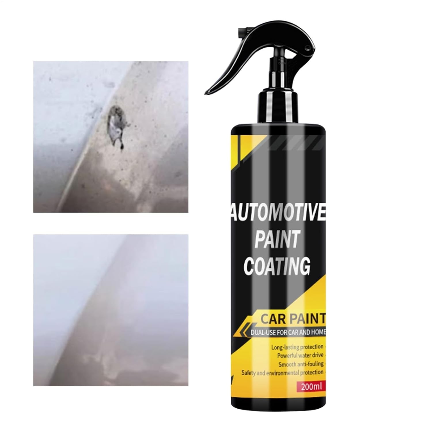 Spray Revitalizador de Pintura Automotiva 200ml - Proteção Hidrofóbica com Brilho Espelhado