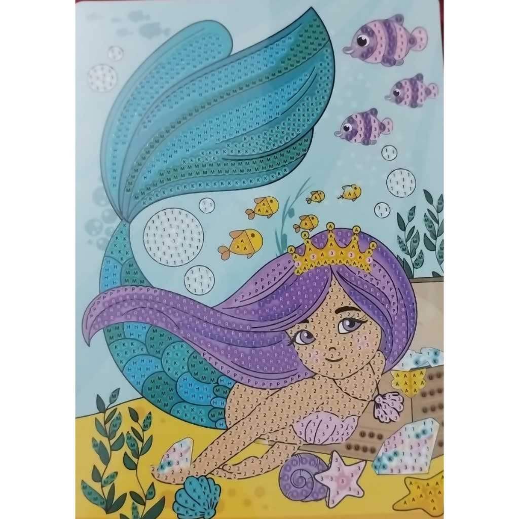 Pintura Diamante Infantil 5D: Brilho e Diversão!