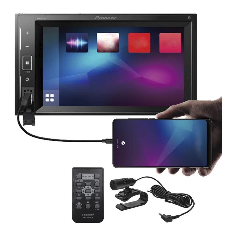 Pioneer DMH-A248BT: Central Multimídia 6.2" Full HD