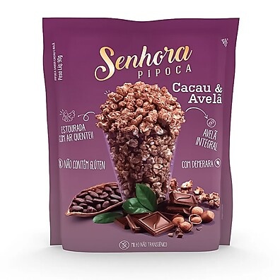 Pipoca Gourmet Cacau e Avelã: Crocante e Irresistível!