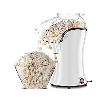 Pipoqueira Elétrica PopFlix 1200W: Pipoca Saudável em 3 Minutos