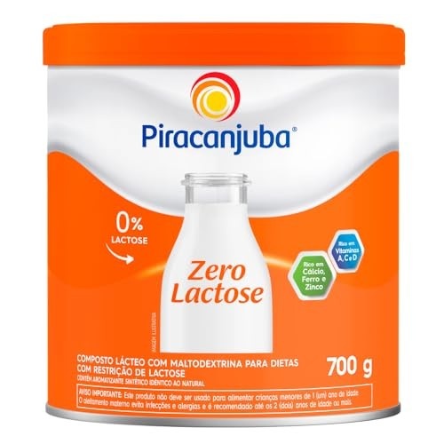 Piracanjuba Composto Lácteo Zero Lactose Lata 700g
